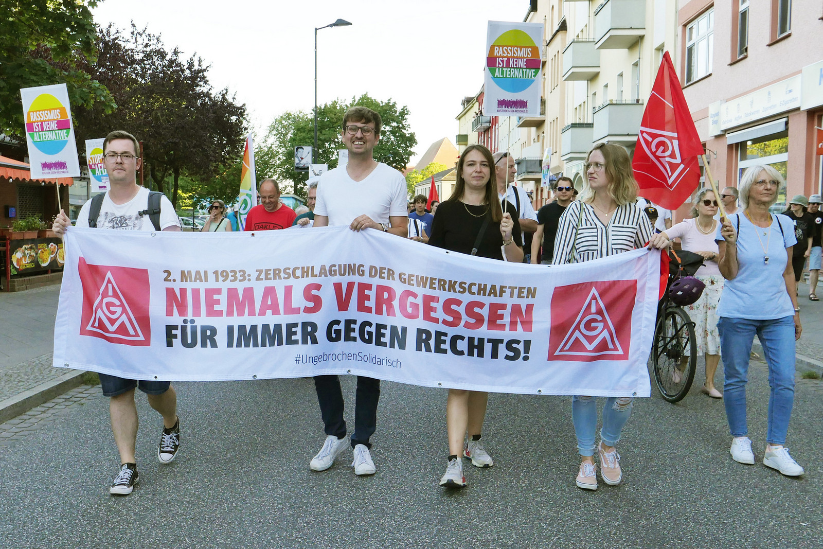 In Oranienburg ist kein Platz für die AfD!“ :: IG Metall Bezirk  Berlin-Brandenburg-Sachsen
